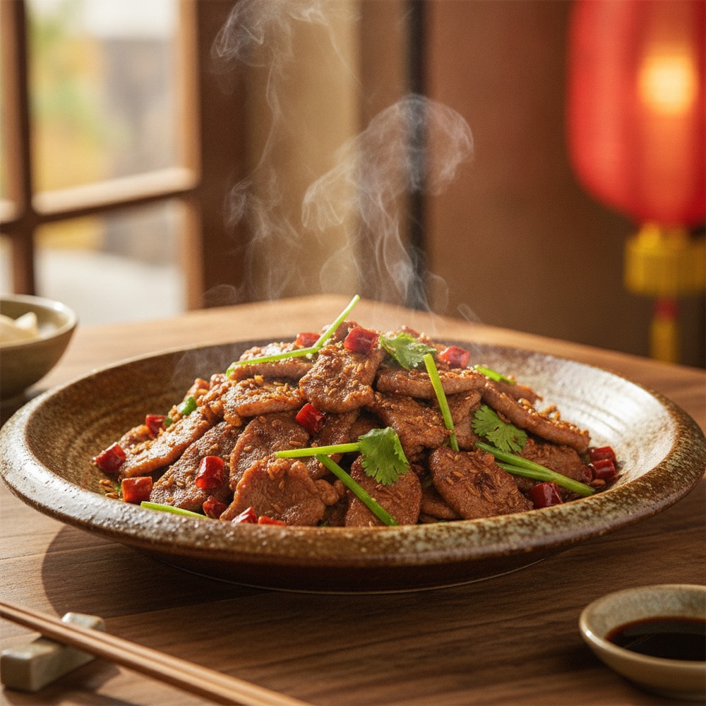 ラム肉炒め — Cumin Lamb