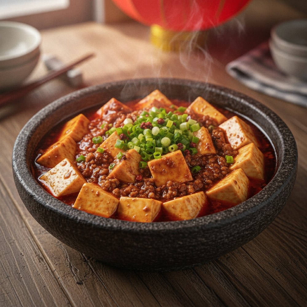 麻婆豆腐 — Mapo Tofu